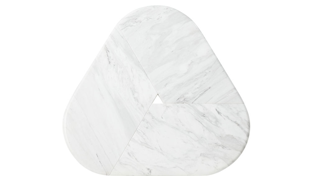 intertwine triangle marble coffee table - Image 3