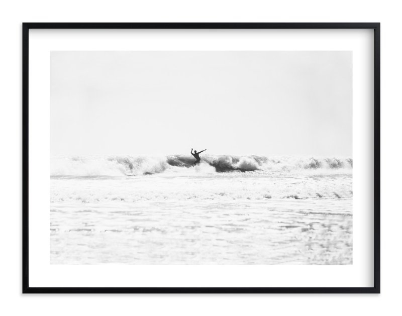 "east coast surf" art print with white border - Image 0