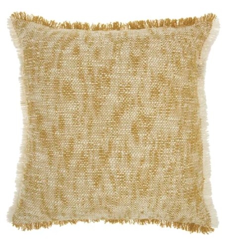 Natal Solid Cotton Throw Pillow - Image 0
