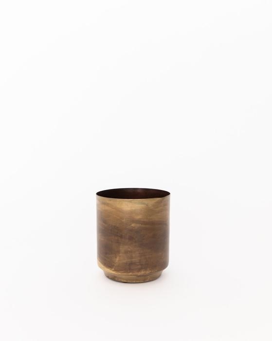 Distressed Brass Pots - Image 0