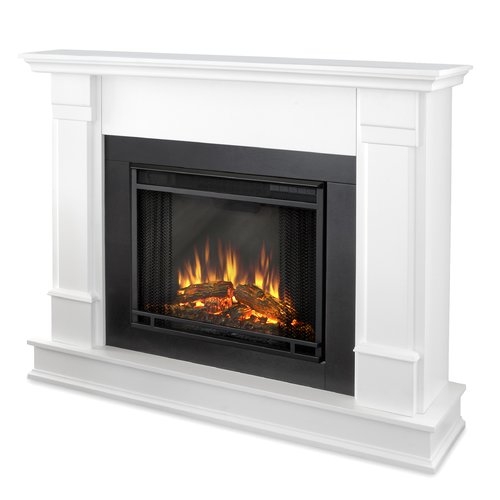 Silverton Electric Fireplace in White - Image 0