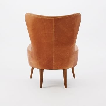 Erik Wing Chair, Leather, Sienna - Image 4