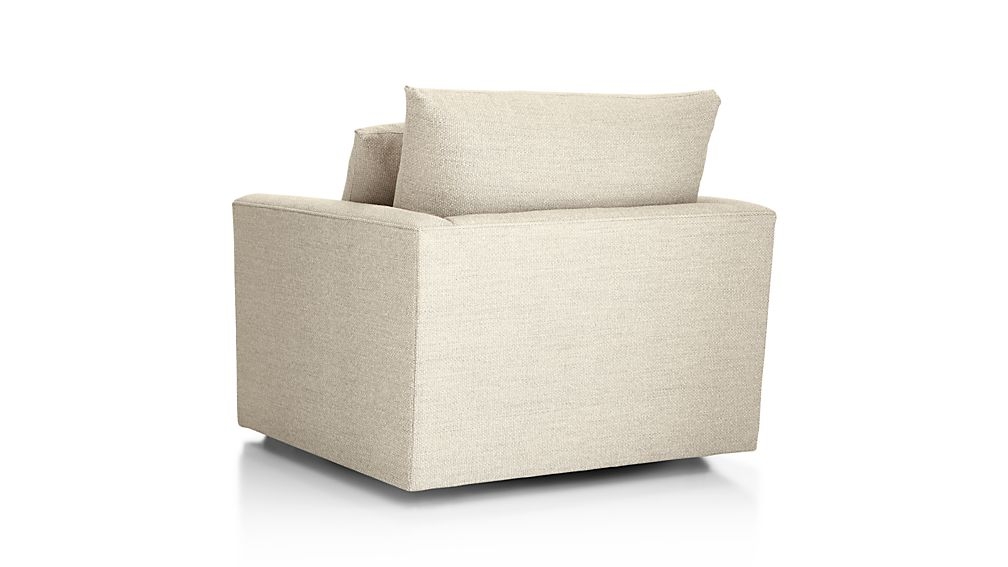 Lounge II 360 Swivel Chair - Taft Cement - Image 3