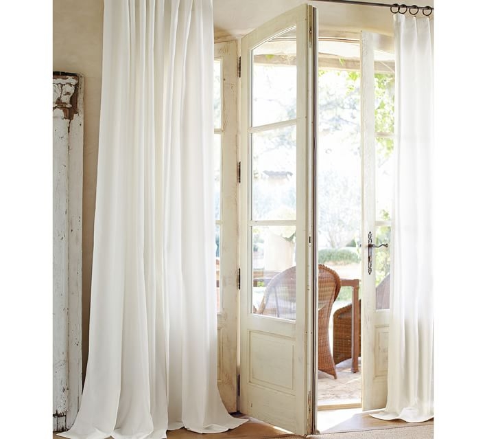 Cameron Cotton Pole-Pocket Curtain - Image 1