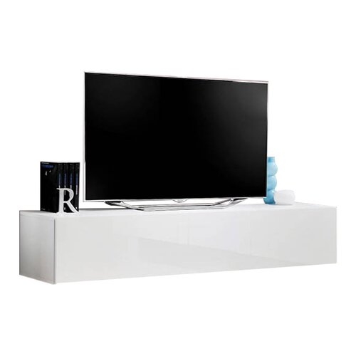 Kaira Wall Mounted Floating 63 TV Stand White for tv's up to 70 - Image 0