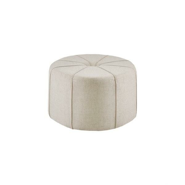 Telly Oval Tufted Cocktail Ottoman - Image 3