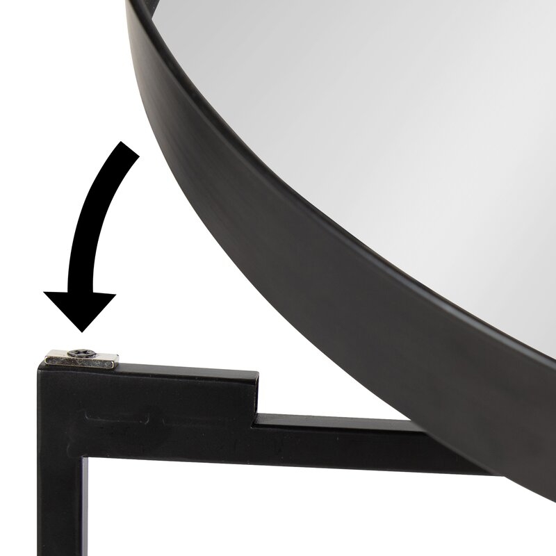 Bungalow Rose Kriebel Metal Foldable Lift Top Coffee Table in Black - Image 3