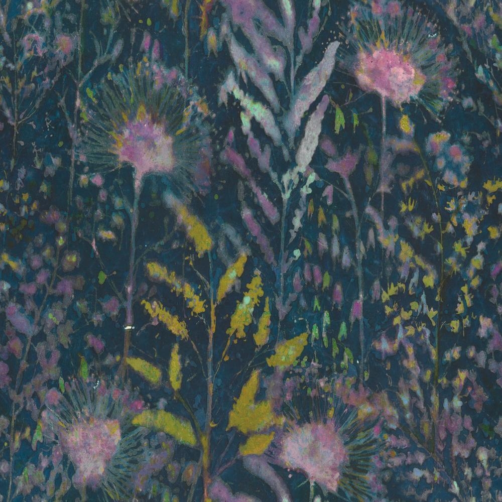 Dandelion Peel and Stick Wallpaper - Pink - Image 0