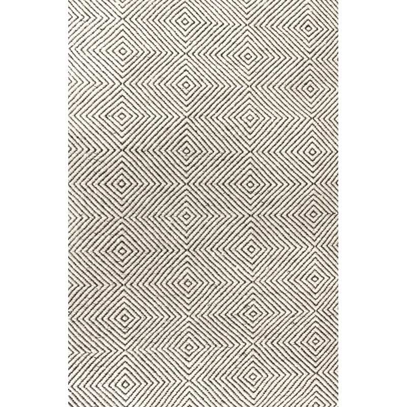 Marcelo Hand-Tufted Wool/Cotton Ivory Area Rug - Image 0