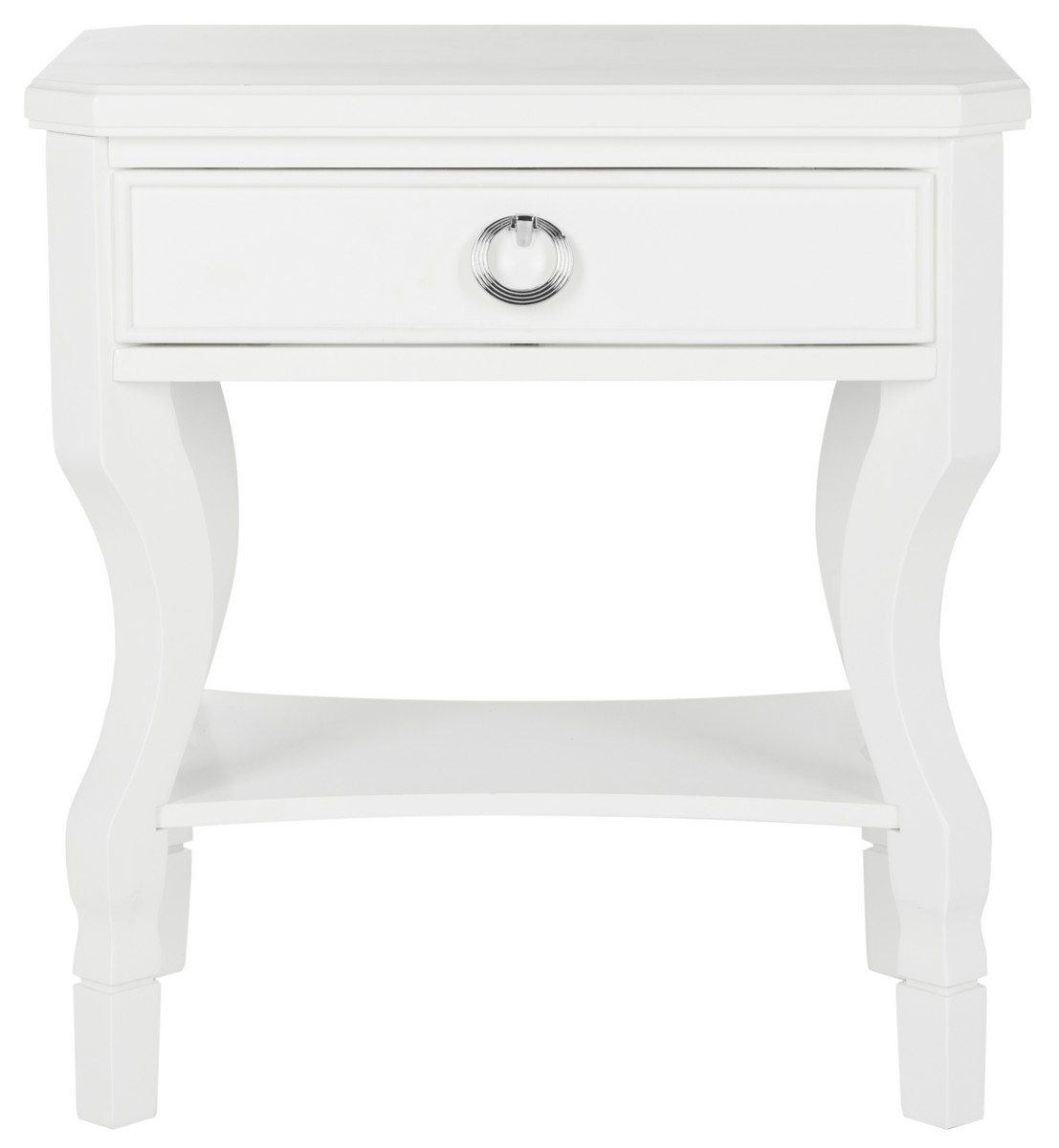 Alaia One Drawer Nightstand - White - Arlo Home - Image 0