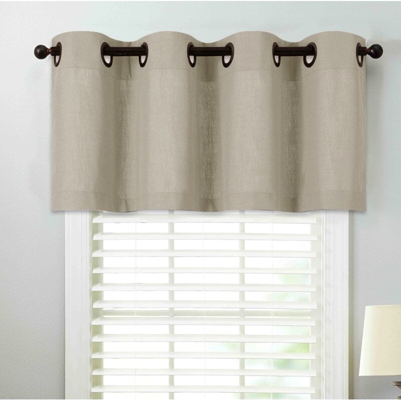 Destefano Oversized Linen 50" Window Valance - Image 0
