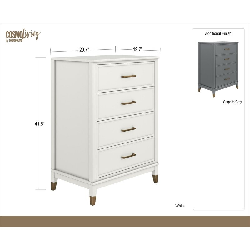 Westerleigh 4 Drawer Chest - Image 4