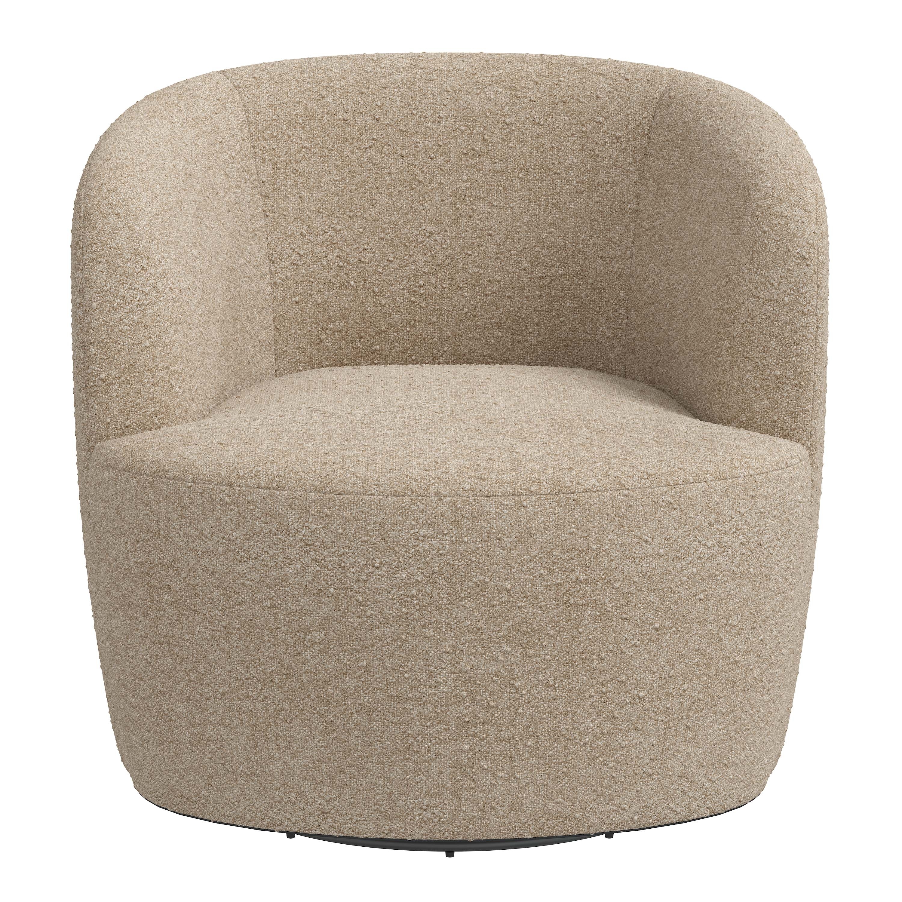 Hannah Swivel Chair - Buff - Image 1