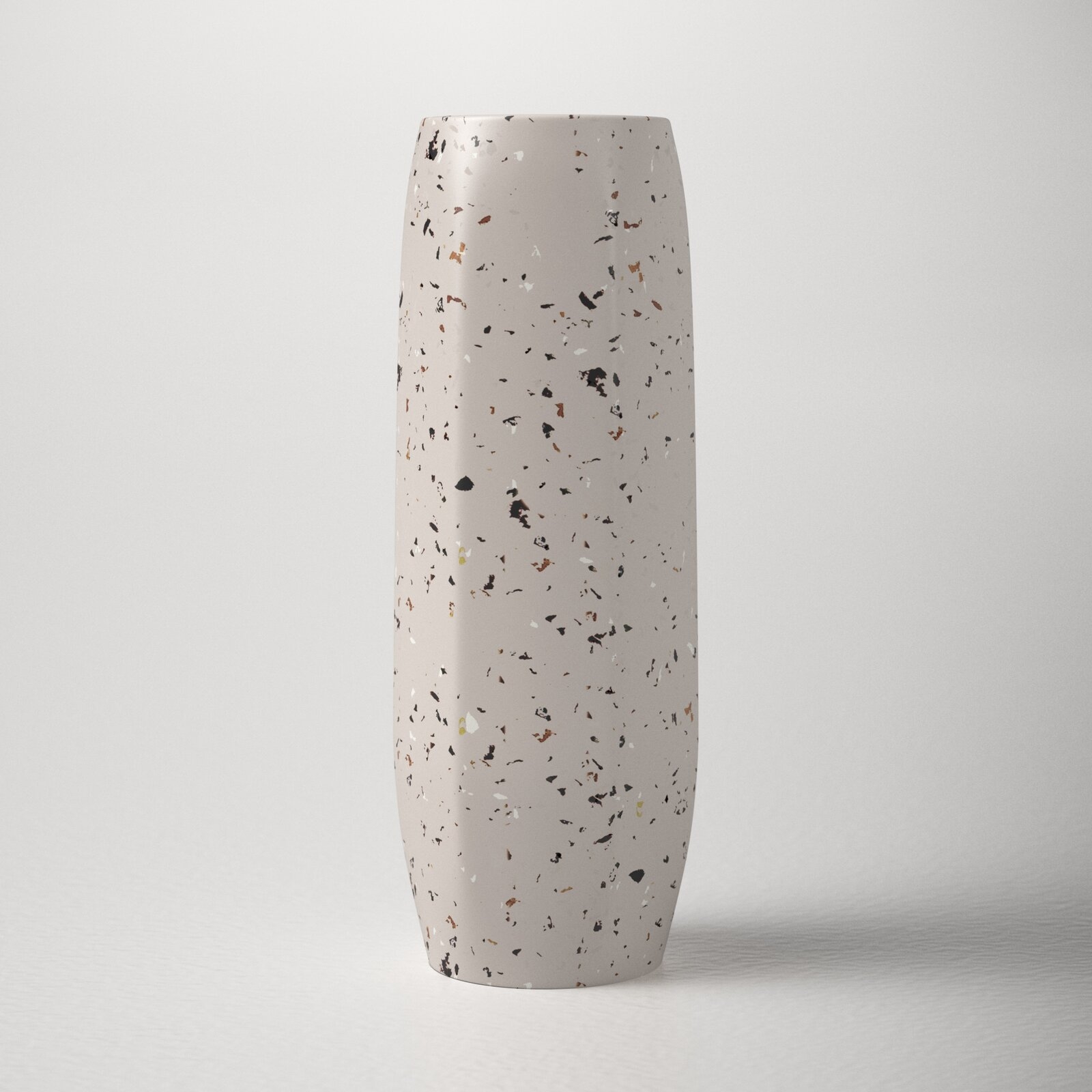 Bay White Concrete Table Vase - Image 0