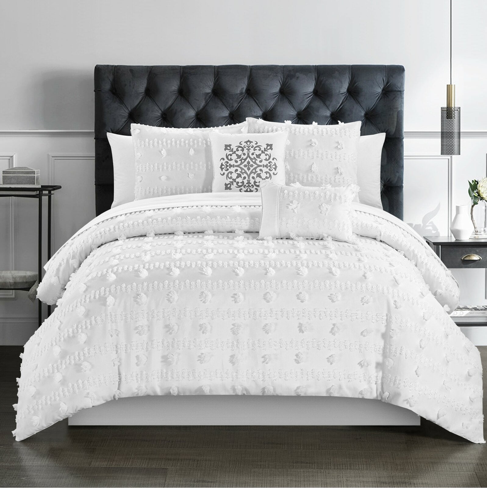 Enlow Microfiber 5 Piece Comforter Set - Image 0