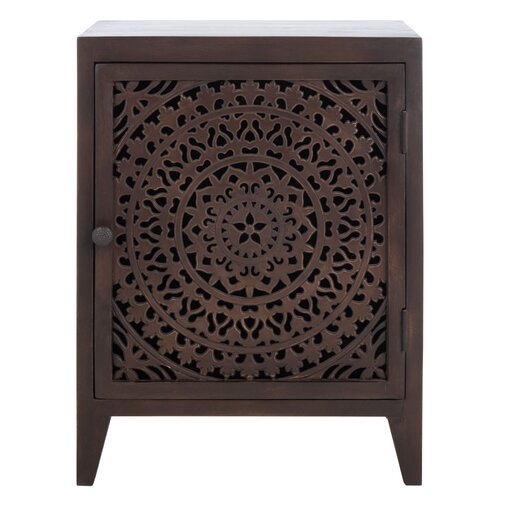 Townsend Carved Nightstand - Image 0