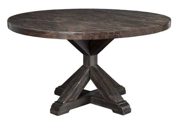 COLBORNE SOLID WOOD DINING TABLE - Image 0