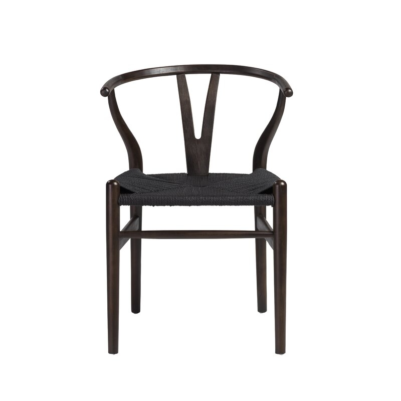 Seth Solid Wood Windsor Back Side Chair - Set of 2 - Image 1