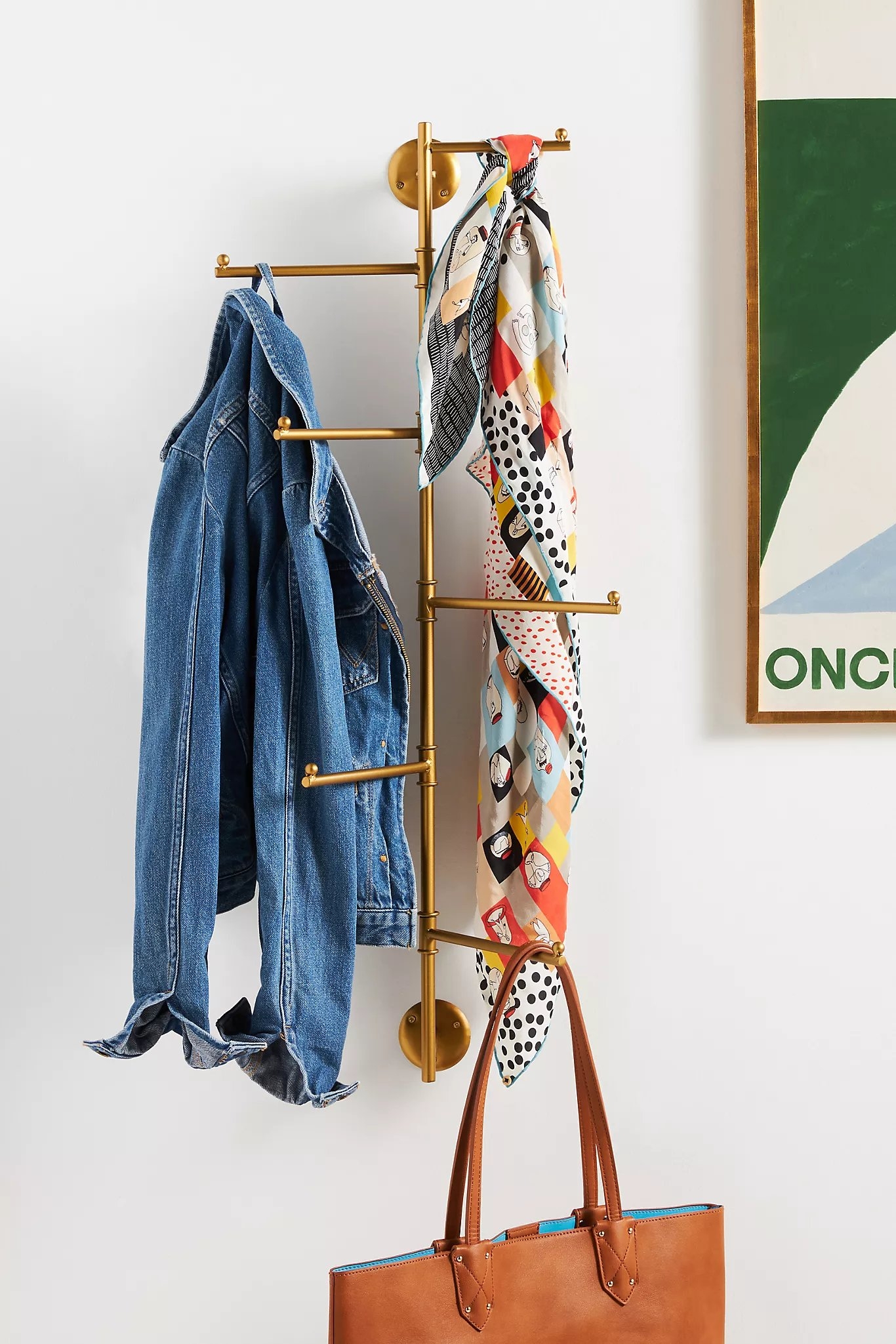 Swivel Hanging Rack By Anthropologie in Red - Image 1