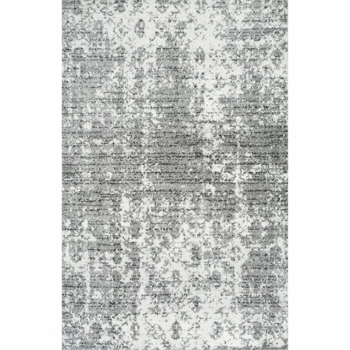 Bloom Cool Gray/Dark Gray/Ivory Area Rug - 8'10" x 12' - Image 0