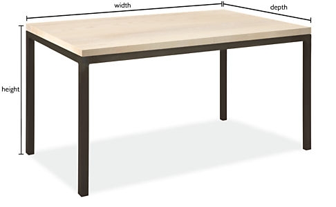 Parsons Custom Table 1.5" Leg, 60"W x 24"D x 29"H - Image 0