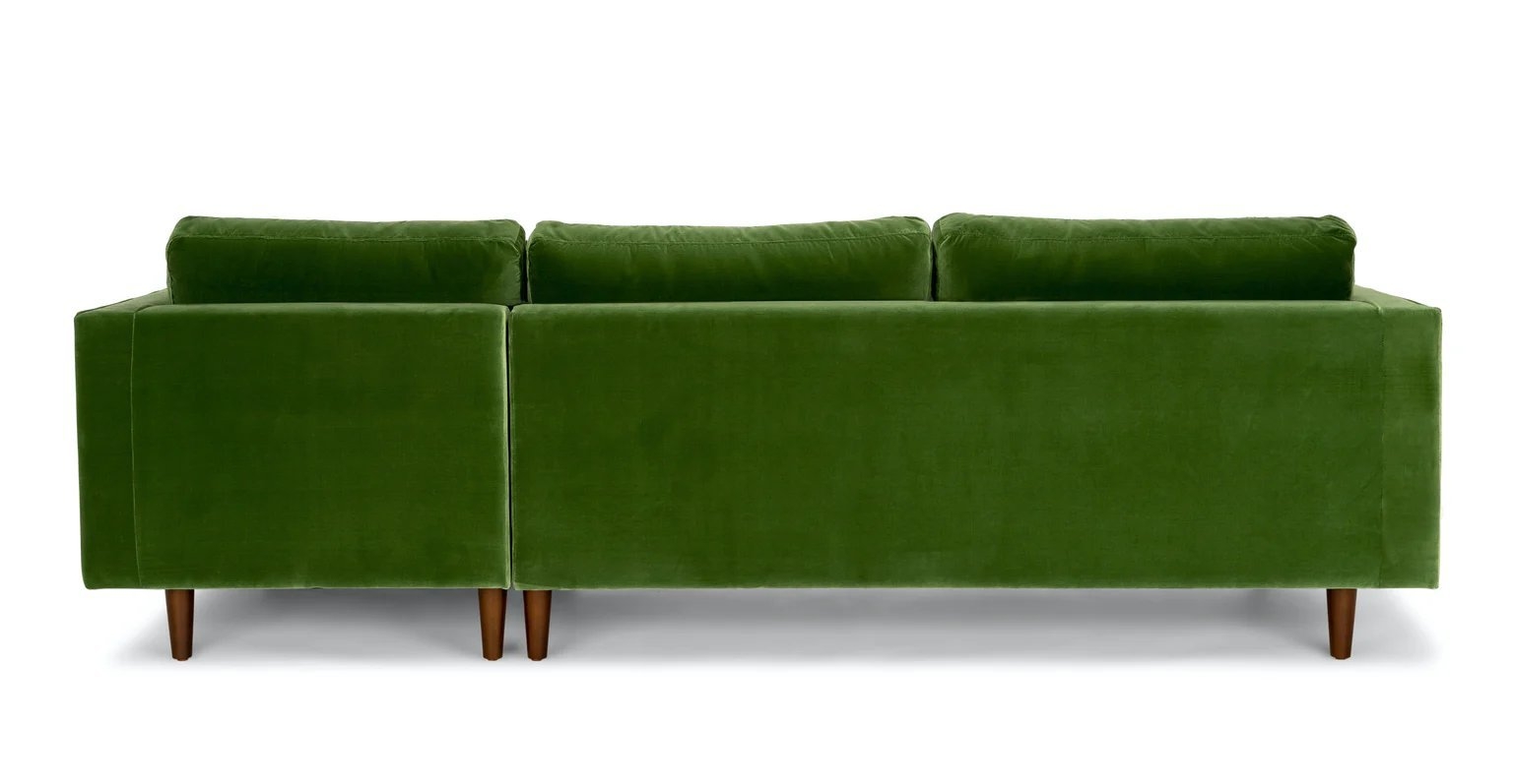Sven Grass Green Right Sectional Sofa - Image 3