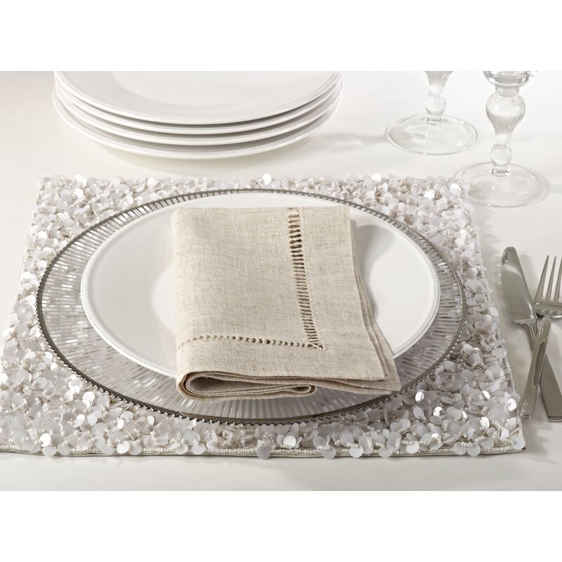 Parthenia 20" Napkin (Set of 12) - Image 1