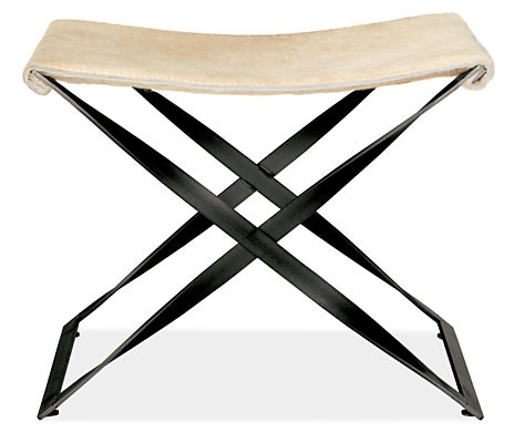 Karr Stool in Leather - Buff Cowhide - Image 0