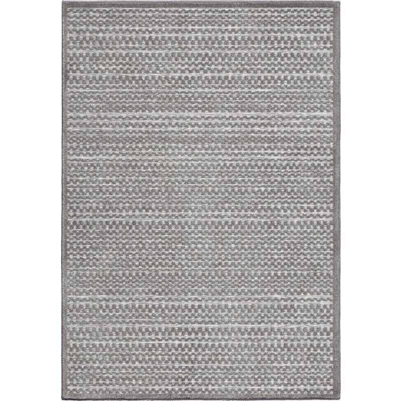 My Texas House by Orian Indoor/Outdoor Quail Hollow Silverstone Area Rug- 6'6" x 9'8" - Image 0