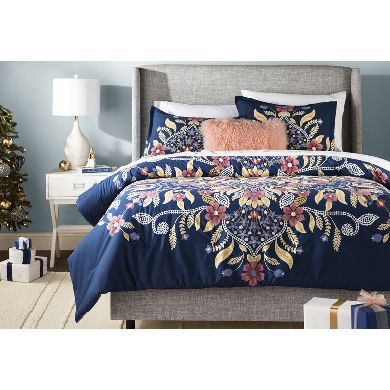 Queen Zuma Pumice Alrai Upholstered Standard Bed - Image 2