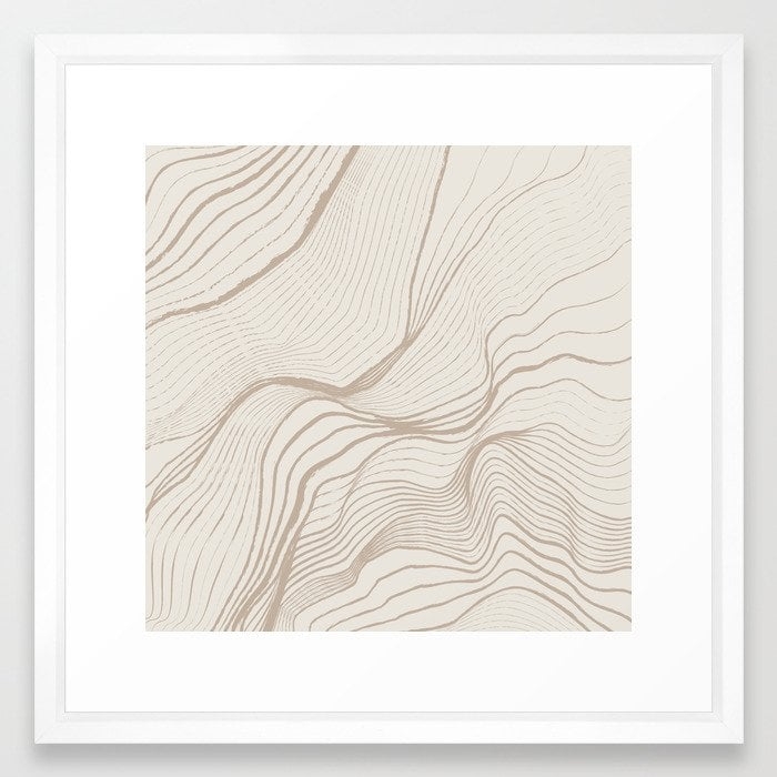 Canyon Lines II Framed Art Print - Image 0