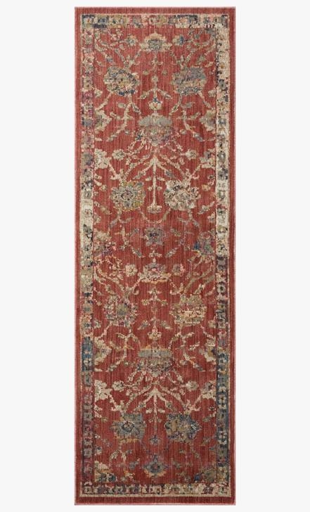 Loloi Giada Red / Multi 2'-7" x 8'-0" - Image 0