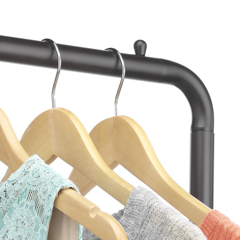 Bruno 36.25'' Rolling Clothes Rack - Image 2