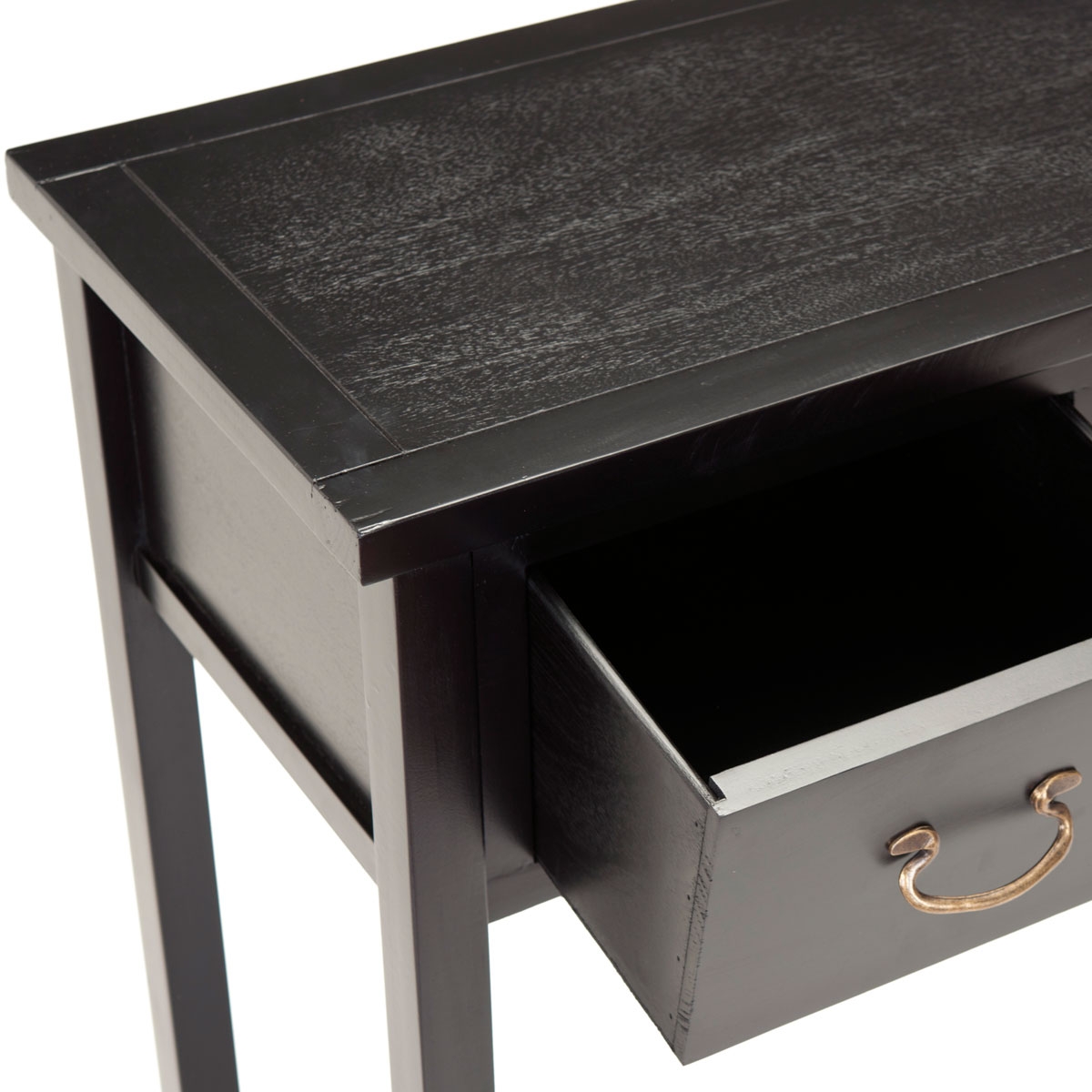 Cindy Console With Storage Drawers - Black - Safavieh - Image 2
