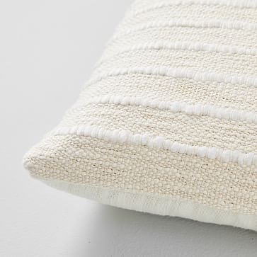 Soft Corded Pillow Cover, Natural Canvas, 20"x20" - Image 1