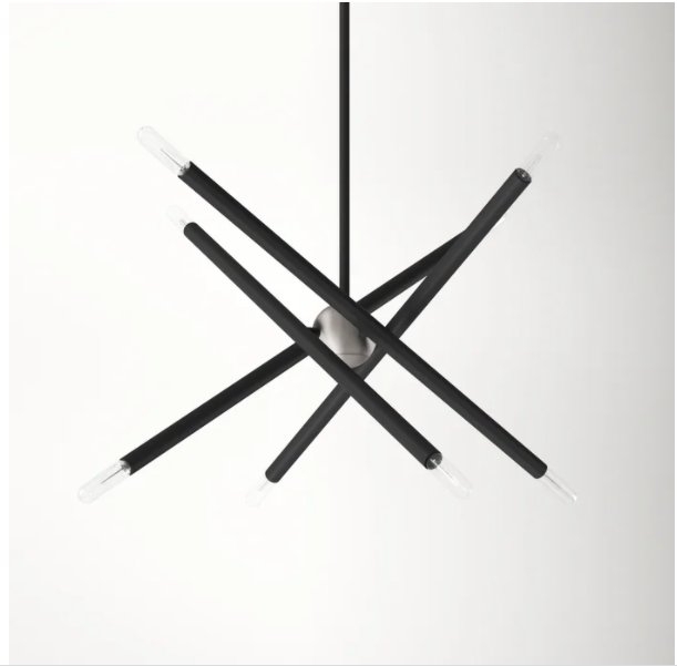 Poco 8 - Light Sputnik Modern Linear Chandelier - Image 0