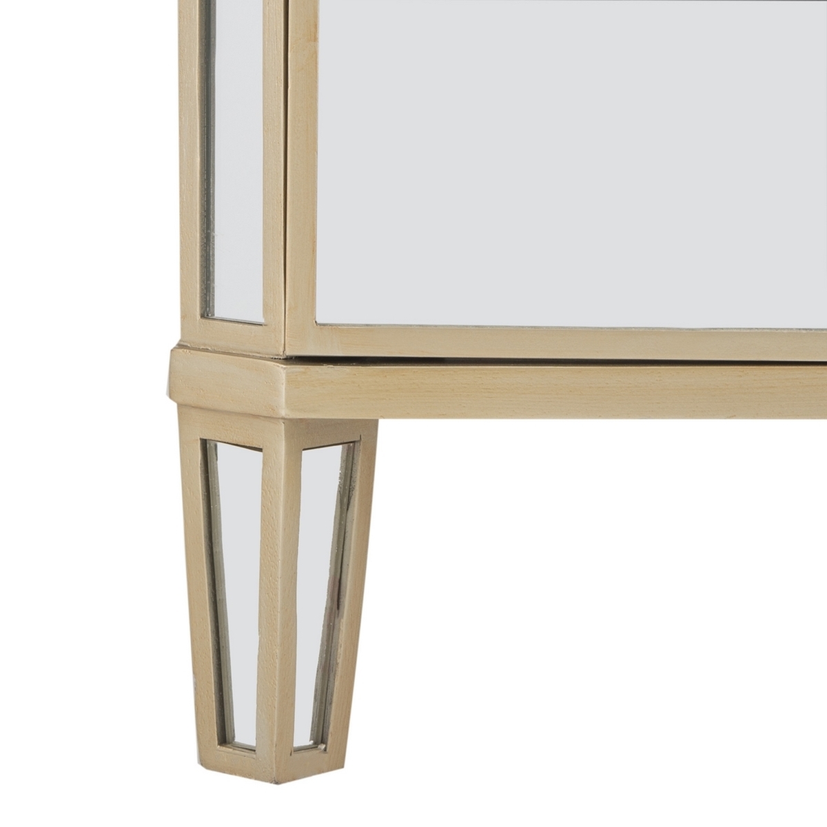 Giana 3 Drawer Mirrored Nightstand - Mirror - Safavieh - Image 4