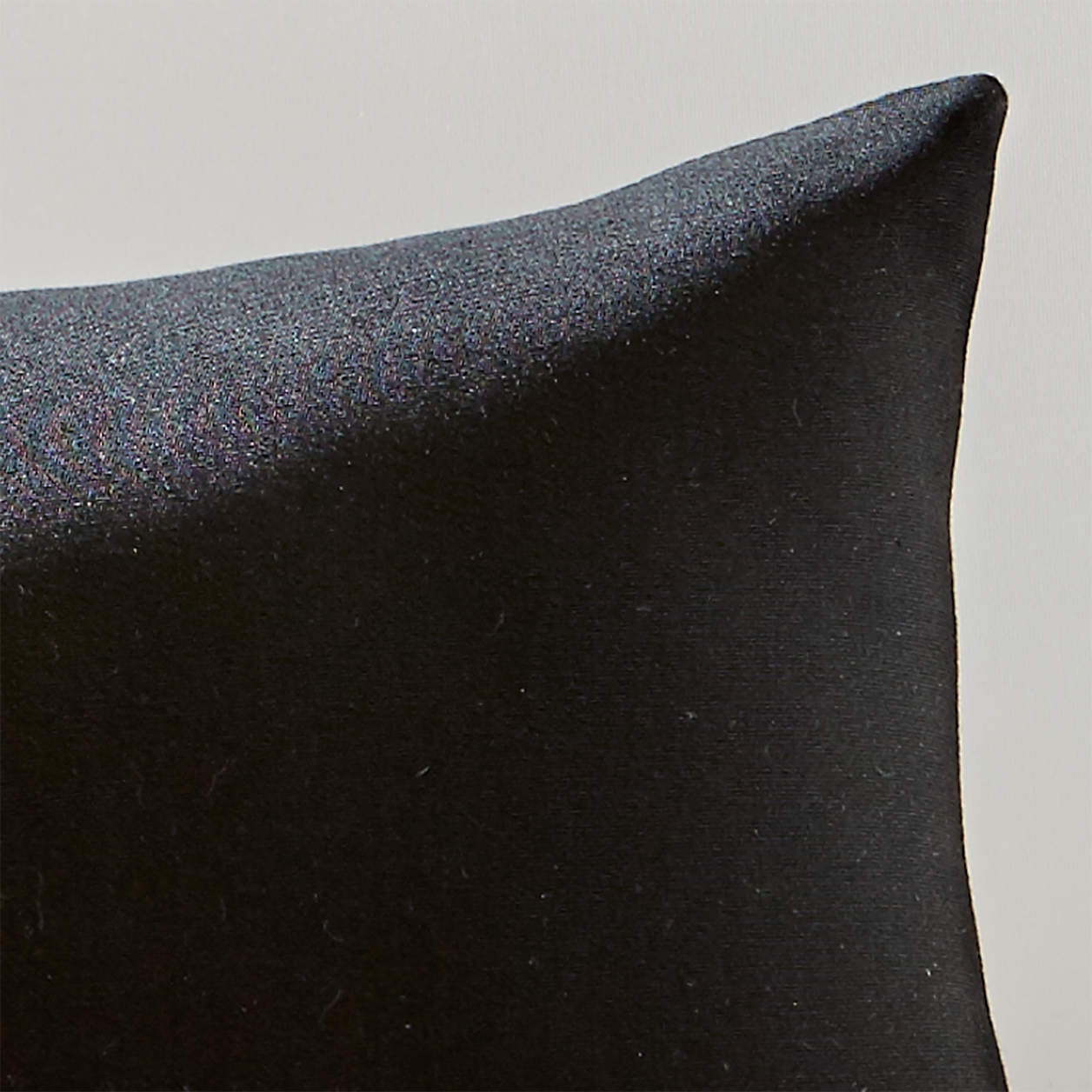 Sunbrella ® Canvas Black Outdoor 20"x13" Pillow - Image 3