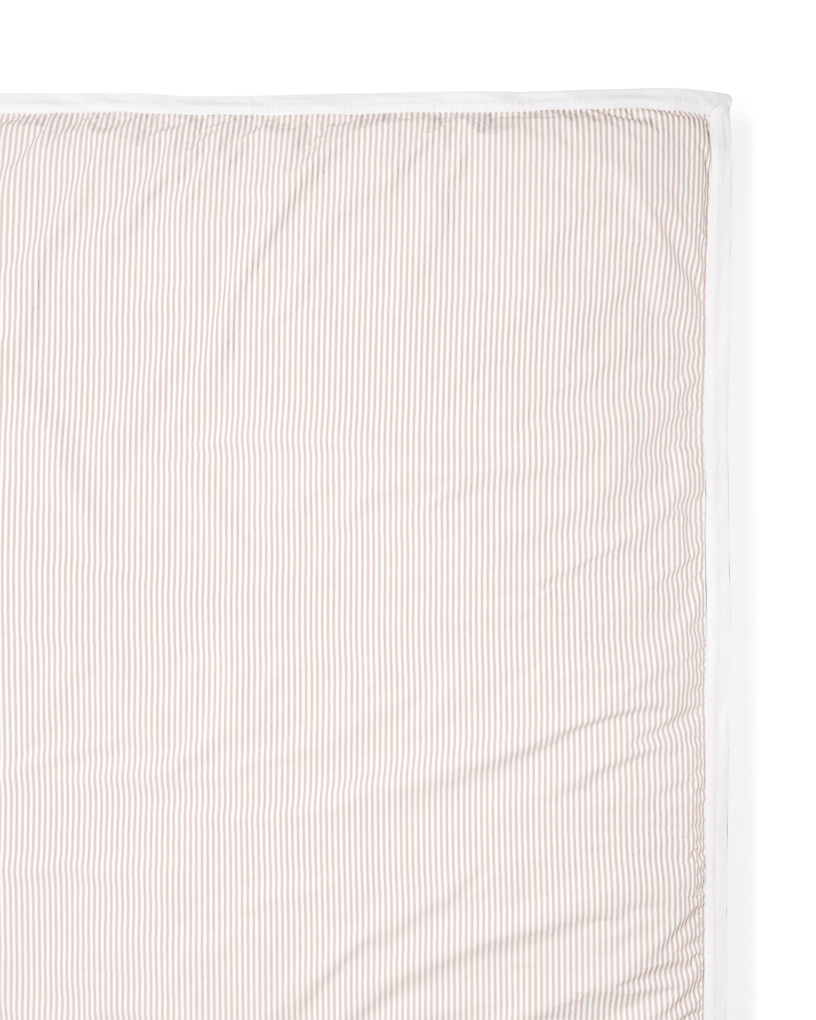 Oxford Stripe Full/Queen Duvet Cover - Pink Sand - Insert sold separately - Image 2