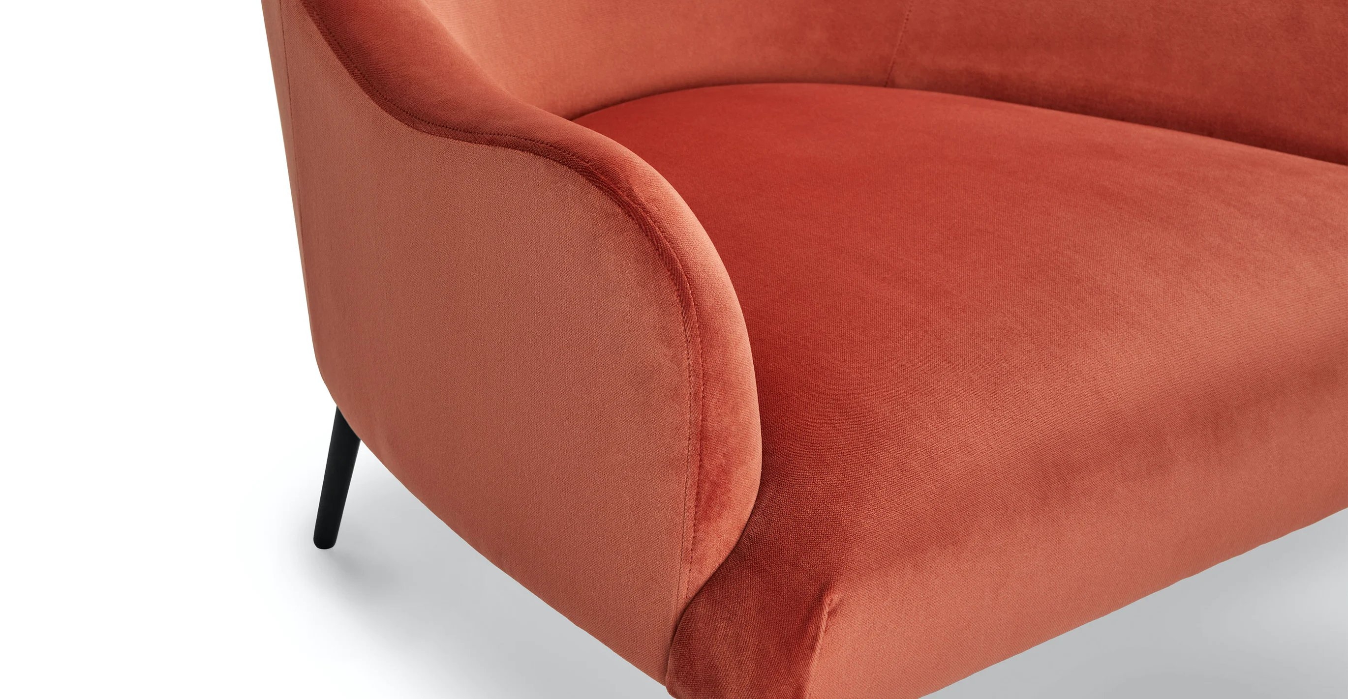 Embrace Currant Red Lounge Chair - Image 4