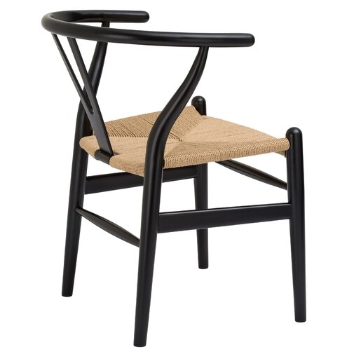 Dayanara Solid Wood Dining Chair in Black - Image 3