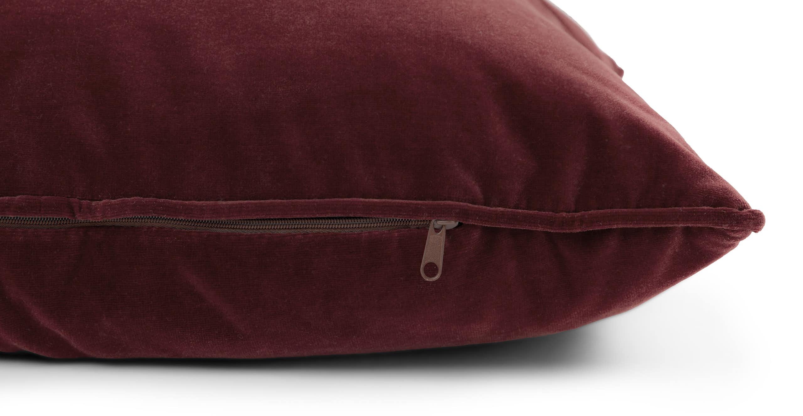 Lucca Garnet Red Pillow Set - Image 3