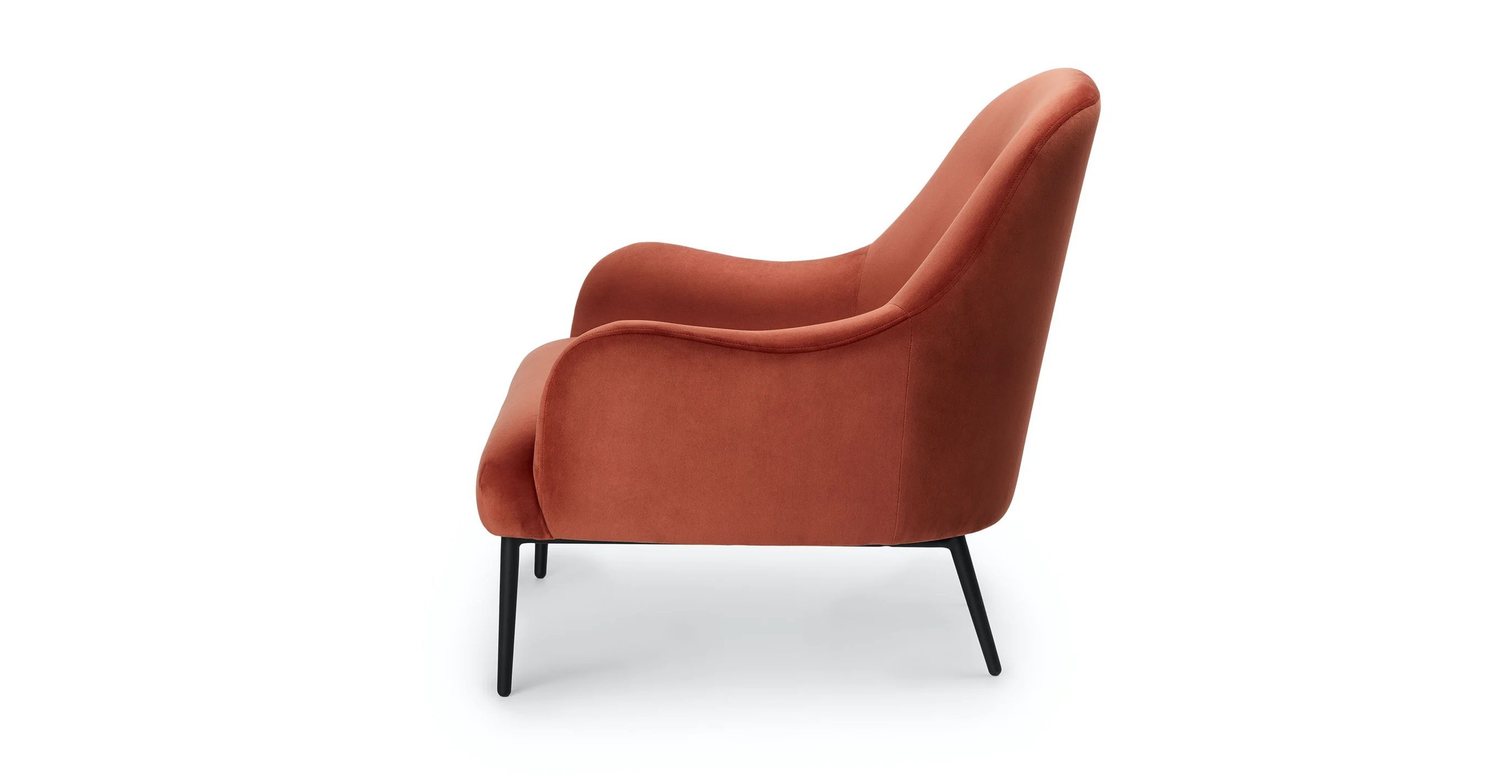 Embrace Currant Red Lounge Chair - Image 2