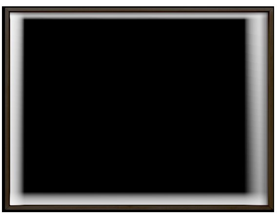 fractured horizon 1 - 30x40 - Black frame, indigo - Image 1
