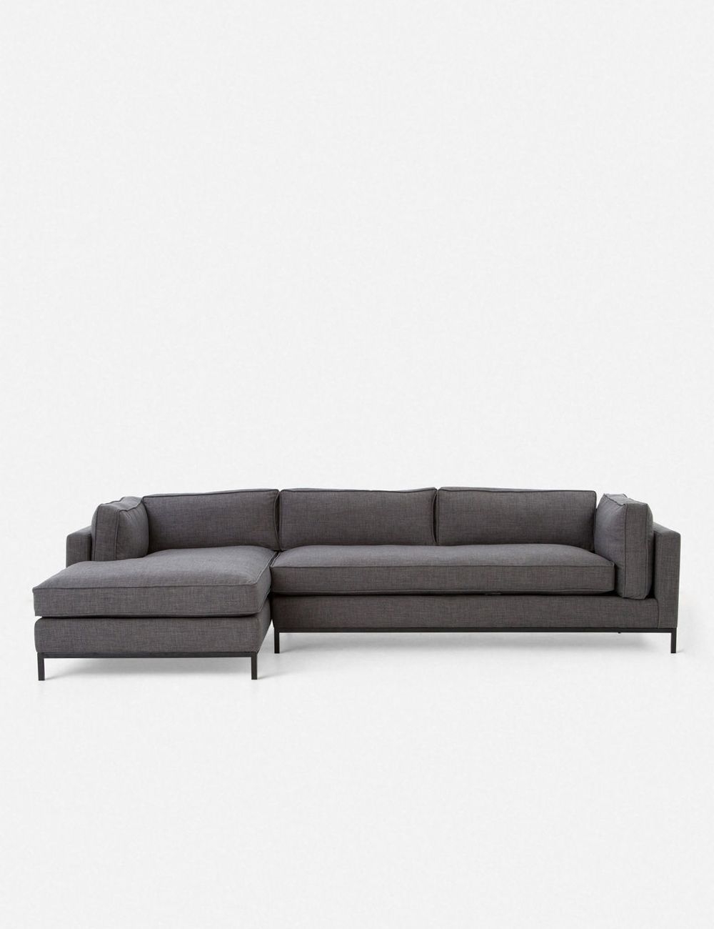 FRITZIE LEFT-FACING SECTIONAL, CHARCOAL - Image 0