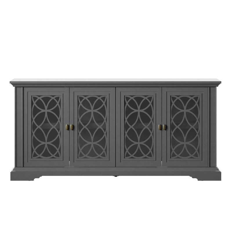 Adonay TV Stand for TVs up to 55" - Antique Gray - Image 0