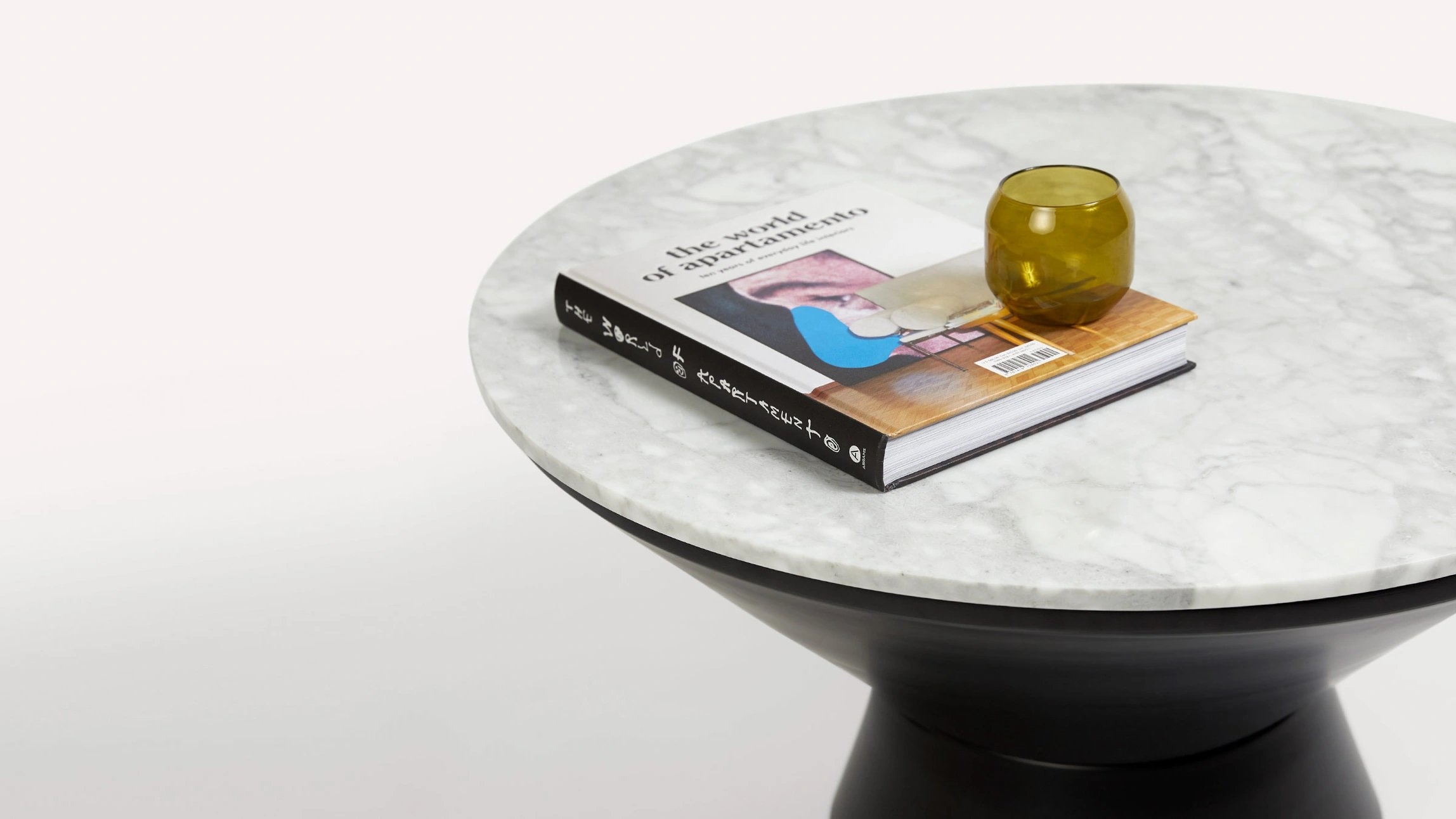 Kettle Coffee Table in White Marble - Image 4