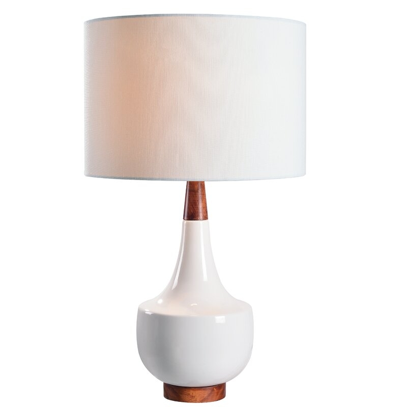 Wathen 26" Table Lamp, White - Image 0