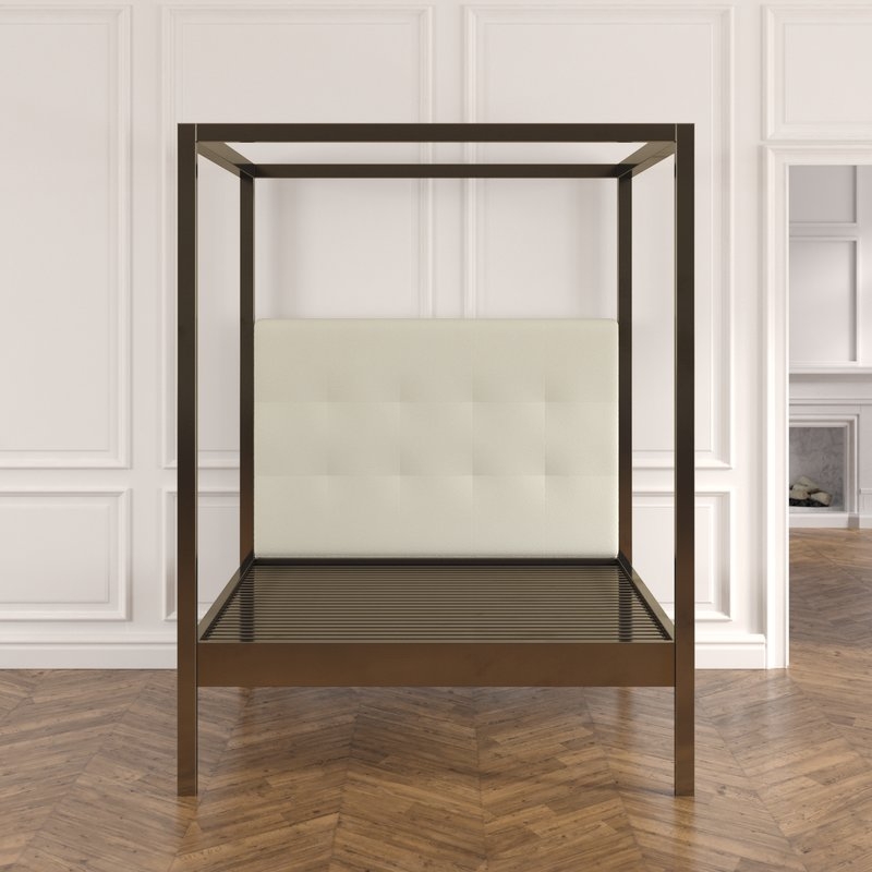 Chiara Upholstered Canopy Bed - Image 0