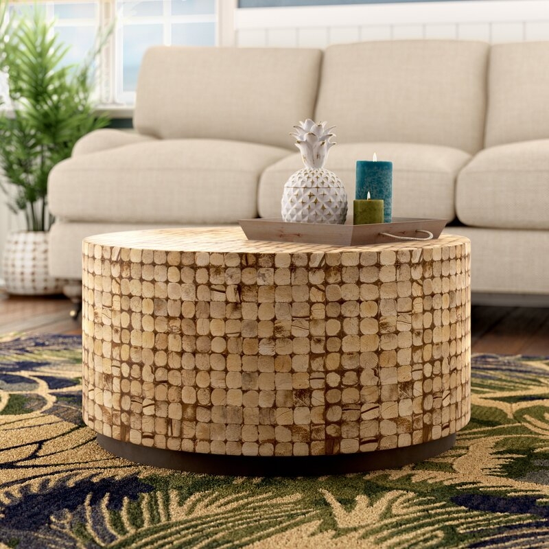 Sherlyn Drum Coffee Table - Image 2